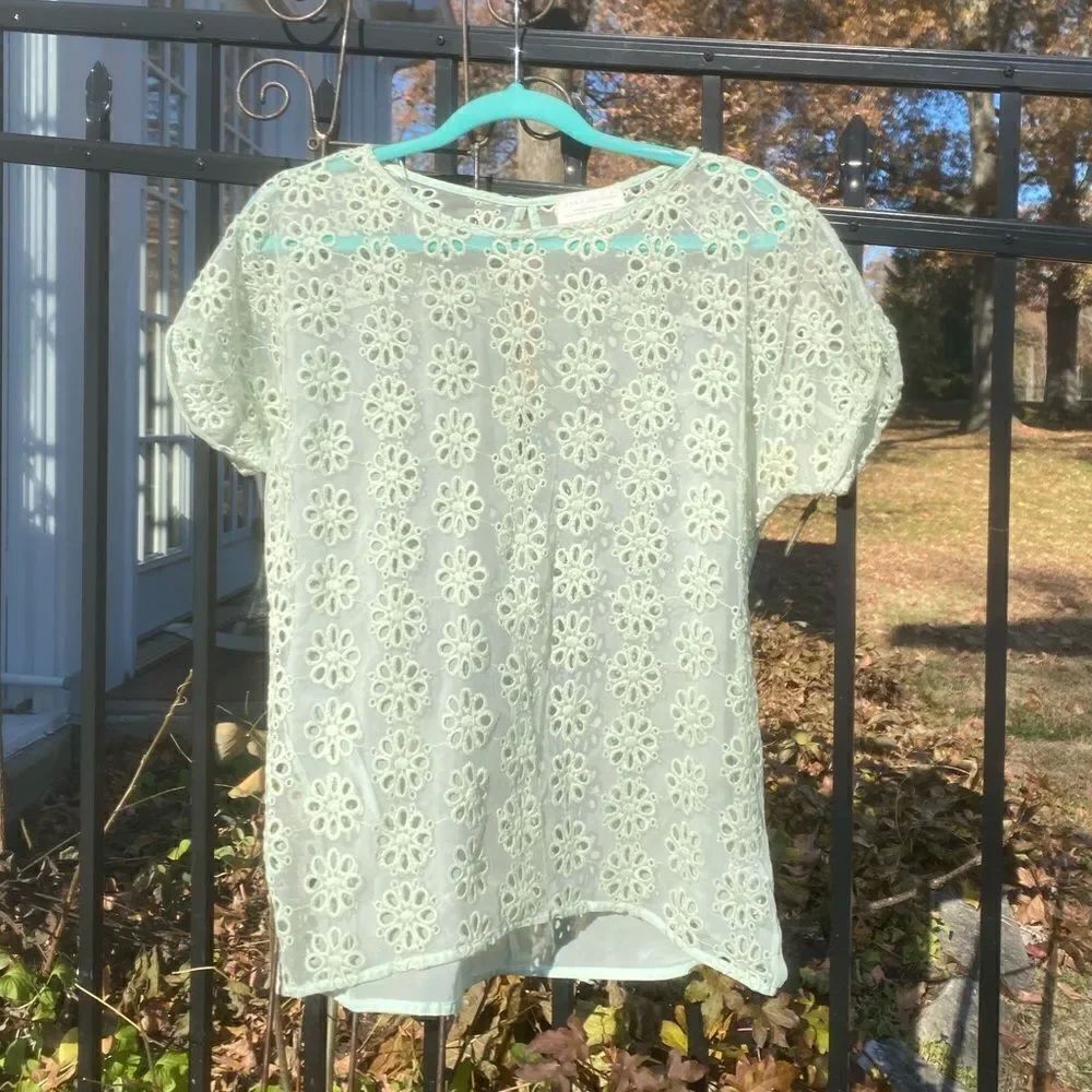Zara Floral Embroidered Top